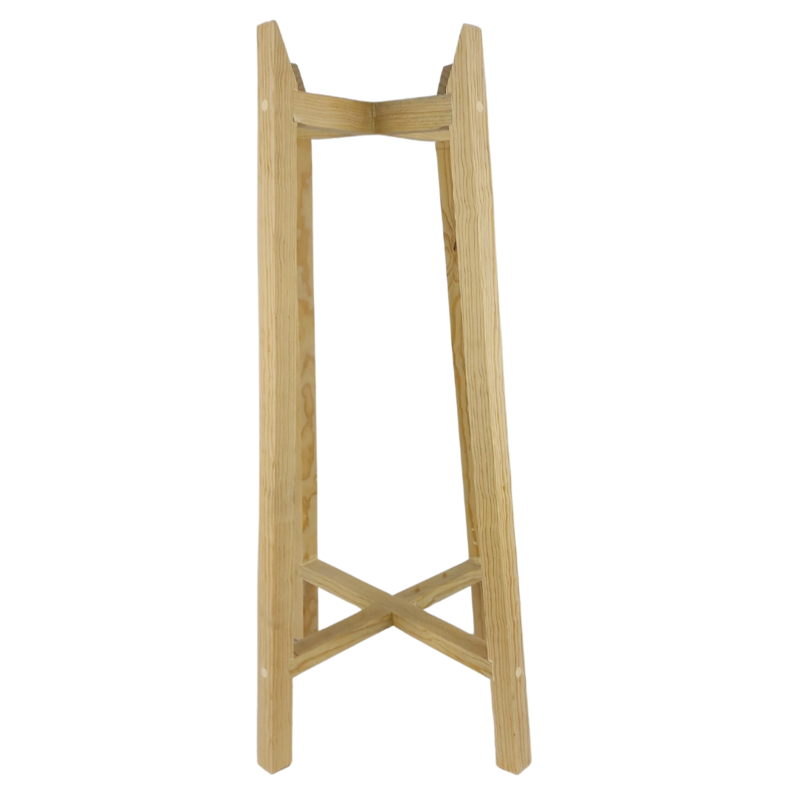 Pedestal De Madera 73cm Altura