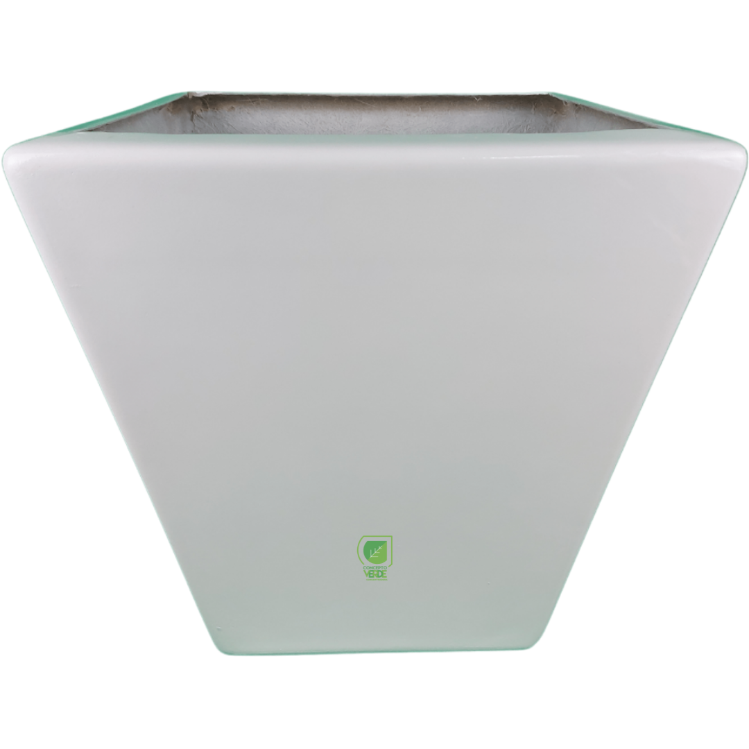 Trapecio Fibra De Vidrio, Color: Blanco, Tamaño: 20L x 20H x 12B