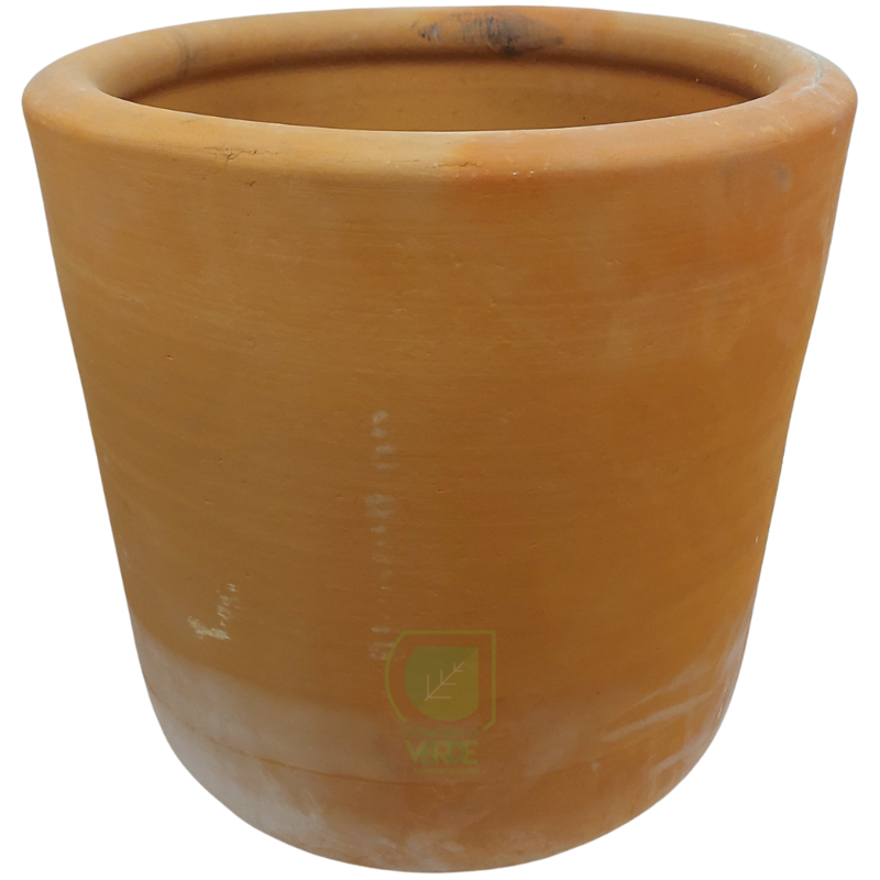 Cilindro De Barro Con Base 40x43cm