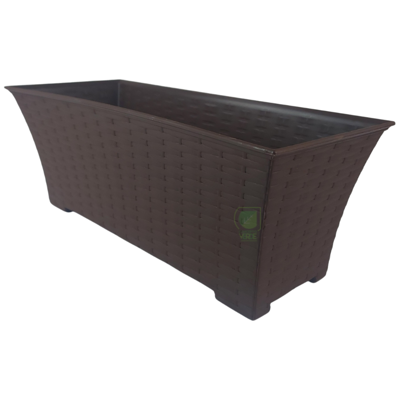 Jardinera Rattan 45x18cm