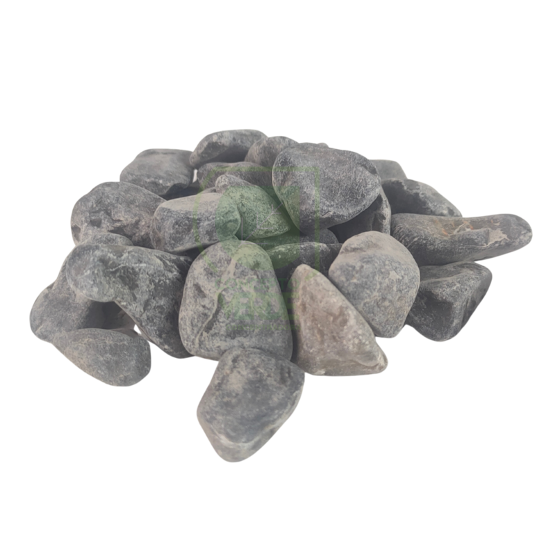 Piedra Negra Pulida Mate 1&quot;