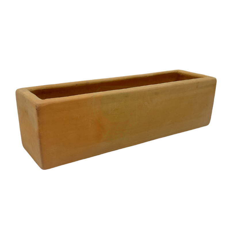 Jardinera De Barro 100x30cm