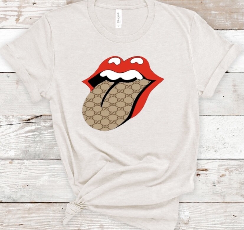 Designer Inspired GG Tongue T-shirt