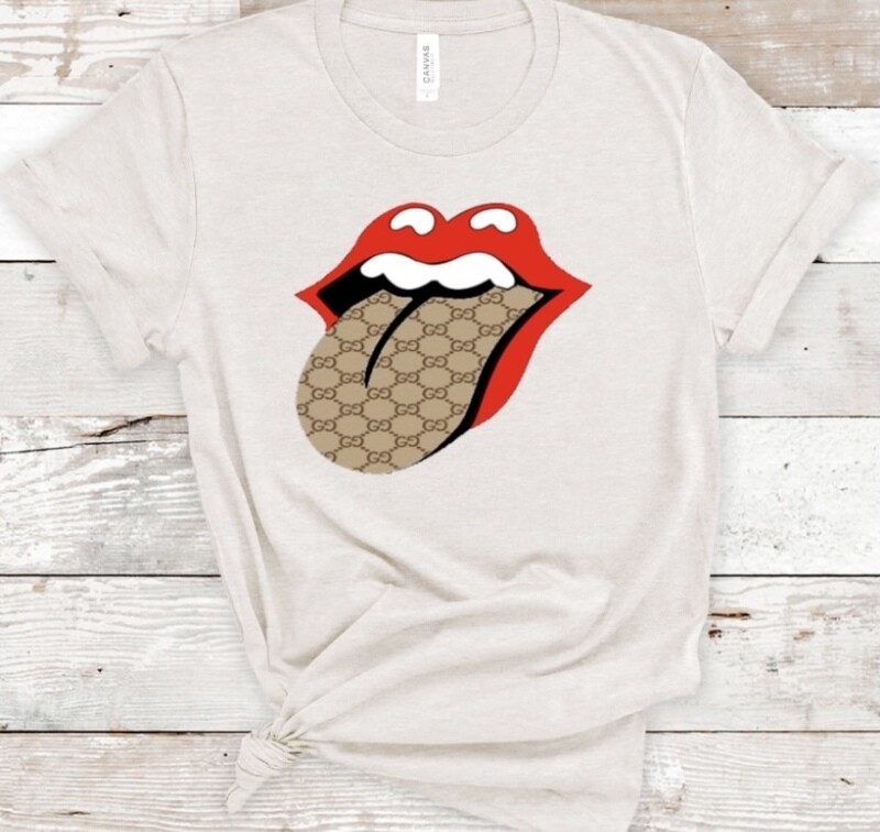 Designer Inspired GG Tongue T-shirt