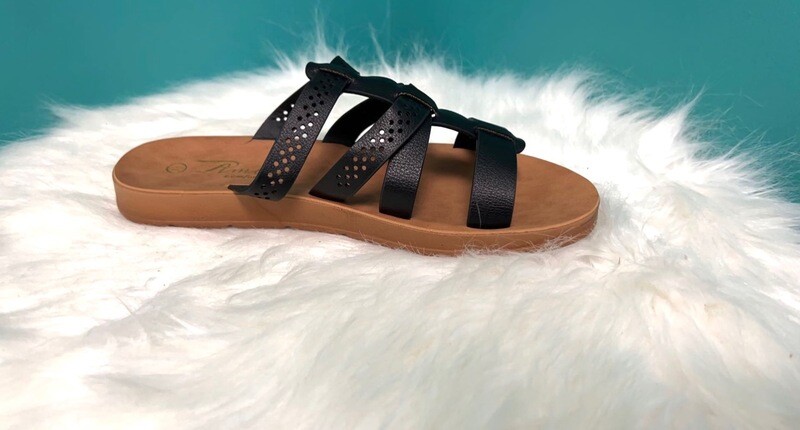 Lindsey Black Sandal