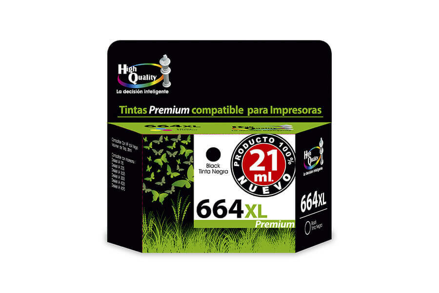 HP-664 N 21 ML XXL - NEGRO