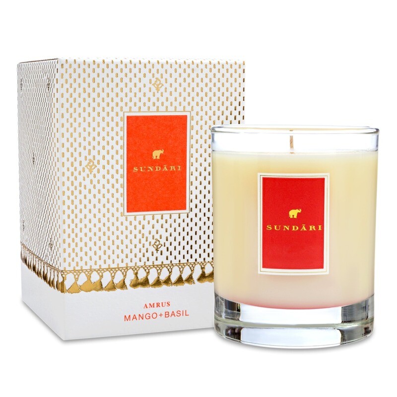 Bougie parfumée AMRUS   Mangue &amp; Basilic - 45 h