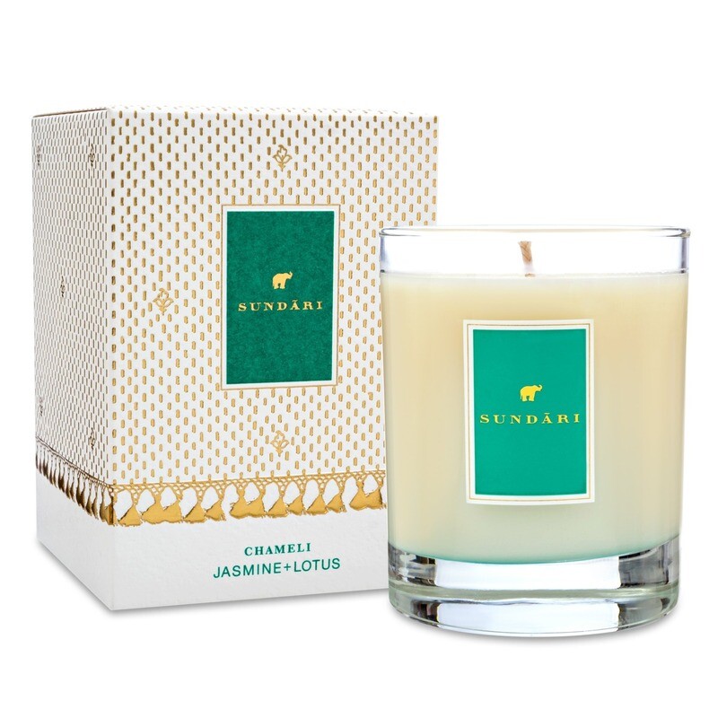 Bougie parfumée CHAMELI - Jasmin &amp; Lotus - 45 h