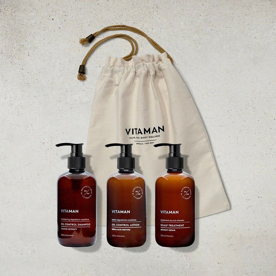 VITAMAN - Coffret &quot; Solution Cheveux Gras&quot;