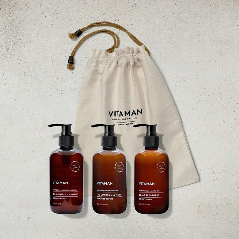 VITAMAN - Coffret &quot; Solution Cheveux Gras&quot;