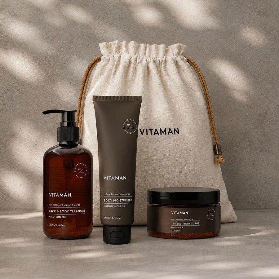 VITAMAN - Coffret " Corps - Solution Peau Sèche "