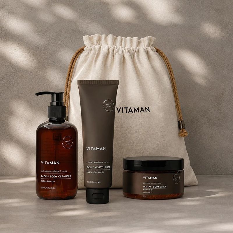 VITAMAN - Coffret " Corps - Solution Peau Sèche "
