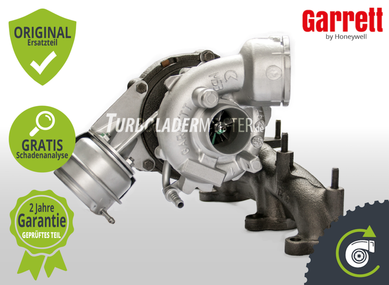 Original Turbolader für Ford und Jaguar 2.0 TDI  Modelle  - Garrett GT1749V - 728680
