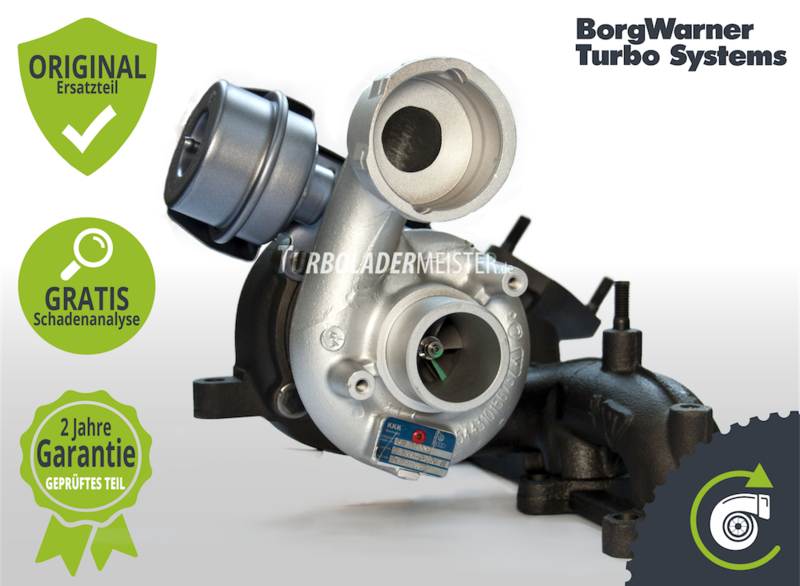 Original Turbolader für Audi, VW, Seat, Skoda 1.4 TSI Modelle  - KKK - 53039880150