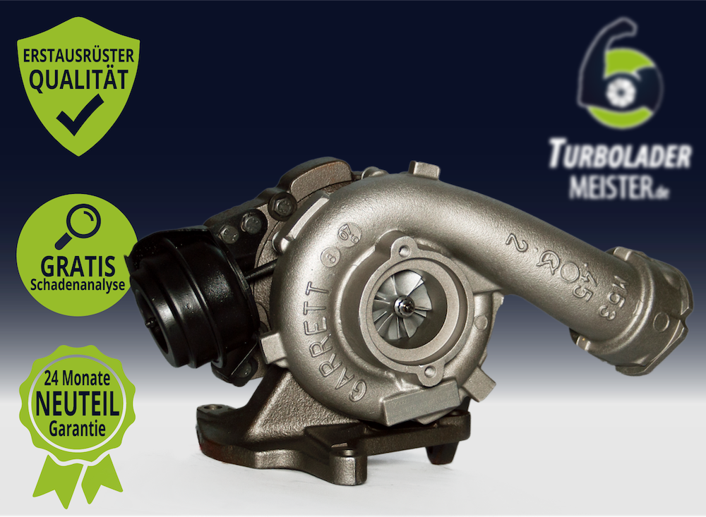 Original Turbolader für VW Transporter T5 Modelle - Garrett GTB1752V - 760699