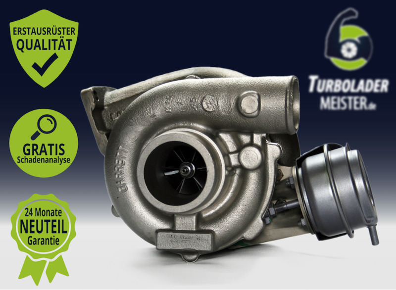 Original Turbolader für VW Transporter 2.5l Modelle - Garrett GT2252V - 454192