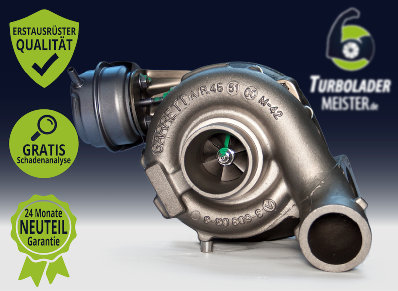 Original Turbolader für Audi, VW, Skoda 2.5TDI Modelle  - GT2052V - Garrett 454135