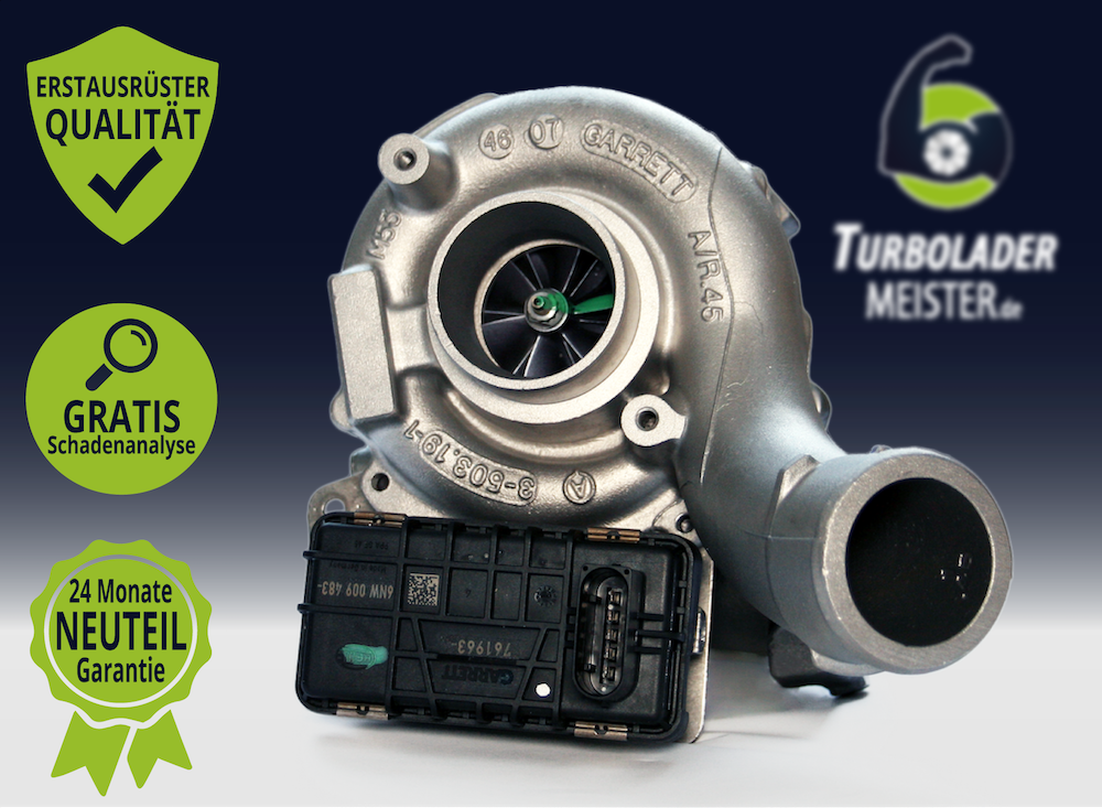 Original Turbolader für Audi A4, A6 2.7TDI - Modelle - Garrett GTB1756VK - 769701