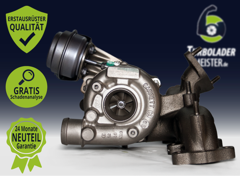 Original Turbolader für Audi, VW, Seat, Skoda 1.9 TDI Modelle - Garrett GT1749MV - 454232