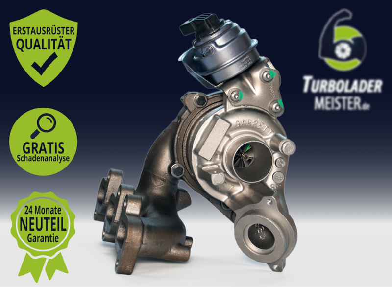 Original Turbolader für Seat, Skoda, VW 1.2TDI - Modelle - Garrett GTC1238VZ - 789016