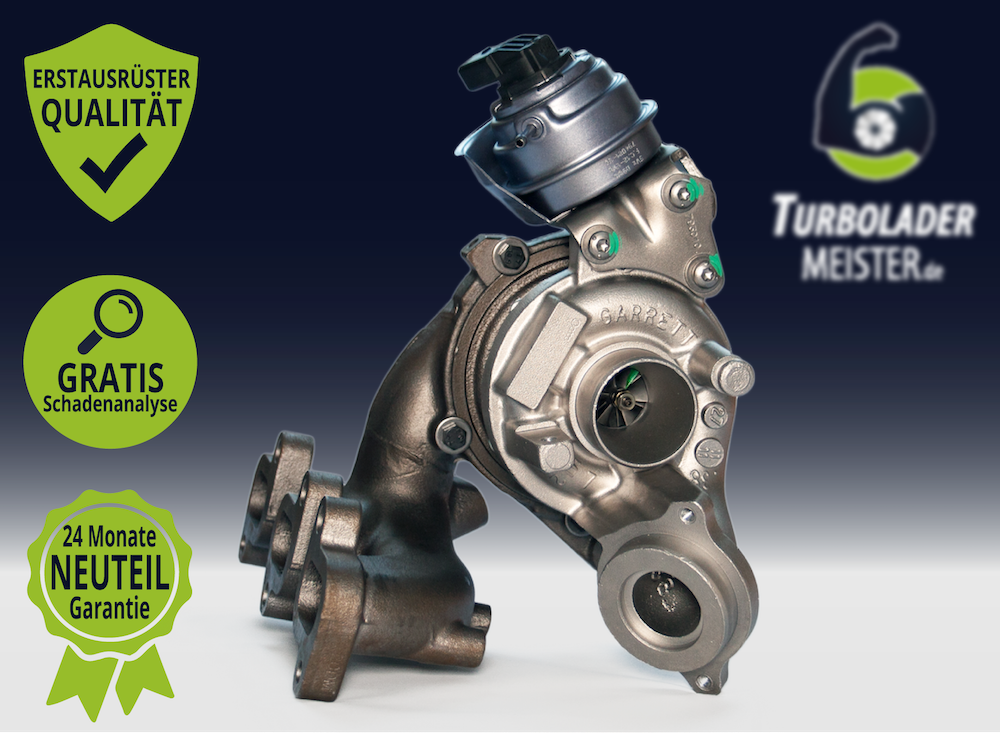 Original Turbolader für Audi, Seat, Skoda, VW 1.6 TDI Modelle  - Garrett GTC1244MVZ - 775517