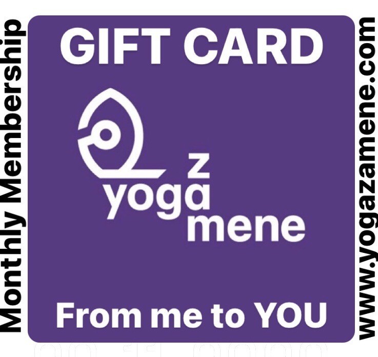 A Month of @yogazamene GIFT CARD