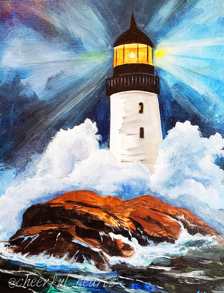 "Stormy Lighthouse"