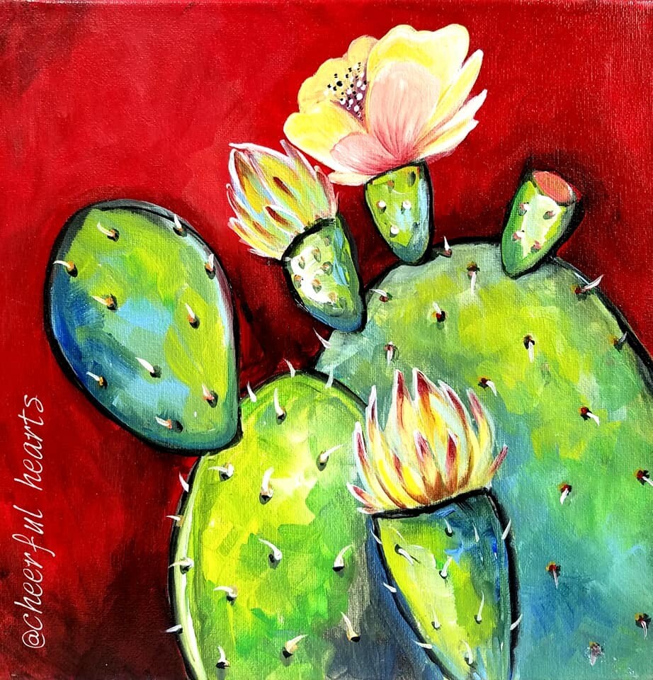 &quot;Cactus in Red&quot;