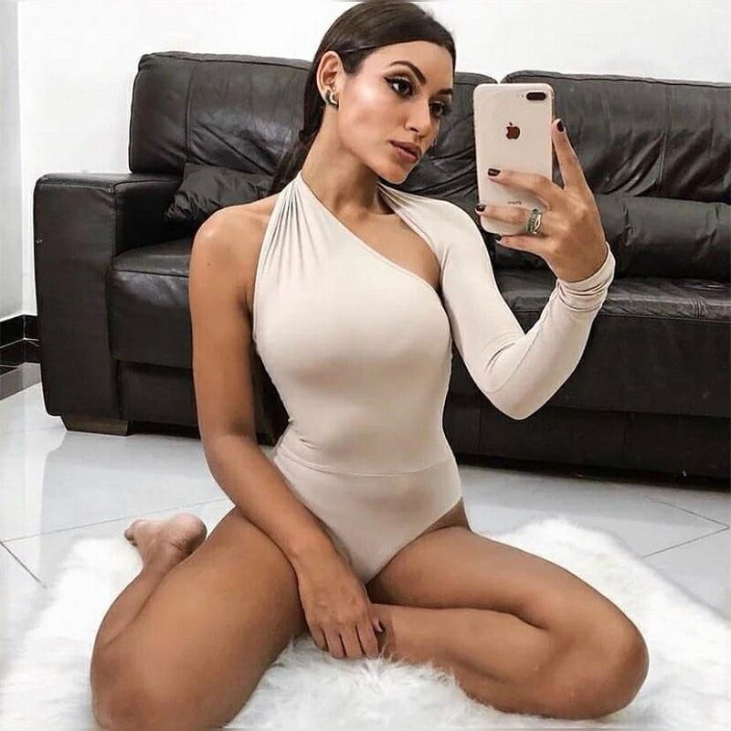 ONE SHOULDER BODYSUIT