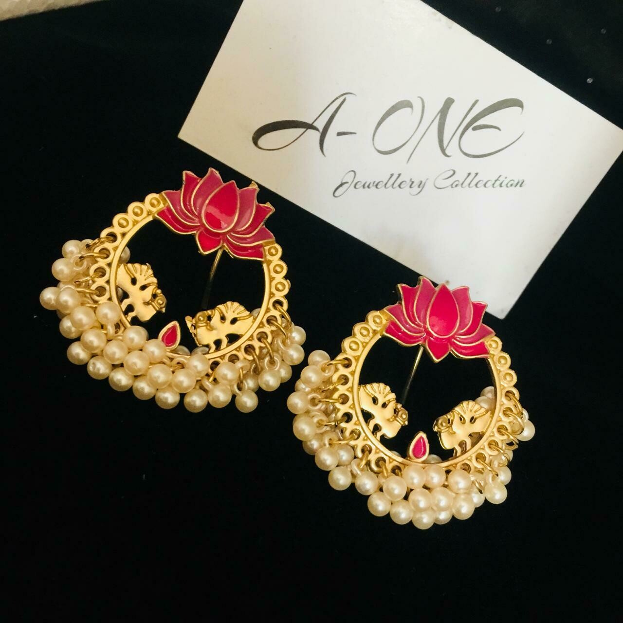 Fashion Jewellery Beautiful Kundan drop earing