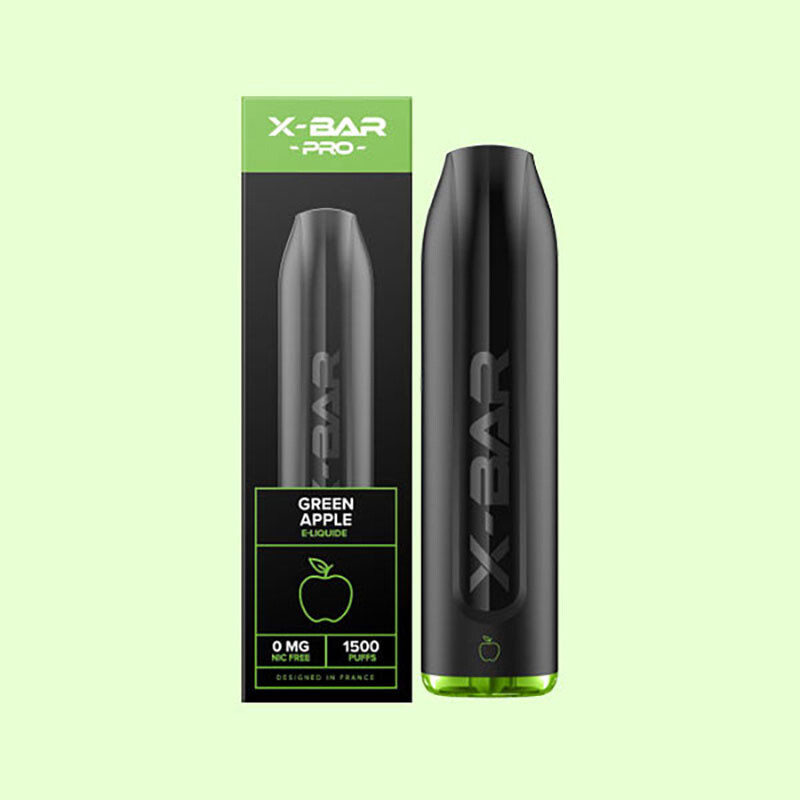 X-Bar PRO Green Apple 0mg - FRENCH LAB