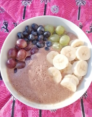 Smoothie Baobab-Bissap bowl