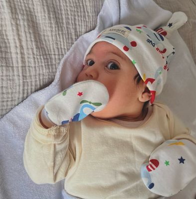 SET Cappellino + guantini + scarpine "AEROPLANINI"
