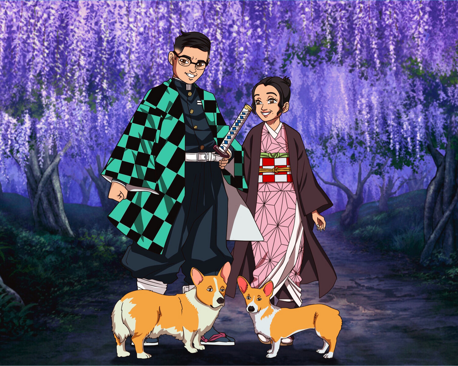 Demon Slayer Custom Portraits