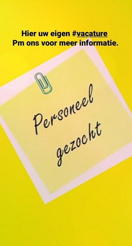 1 maand uw vacature plaatsen op onze social media.