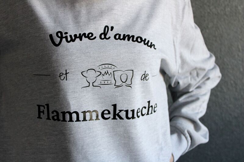 Sweat à capuche VIVRE D'AMOUR