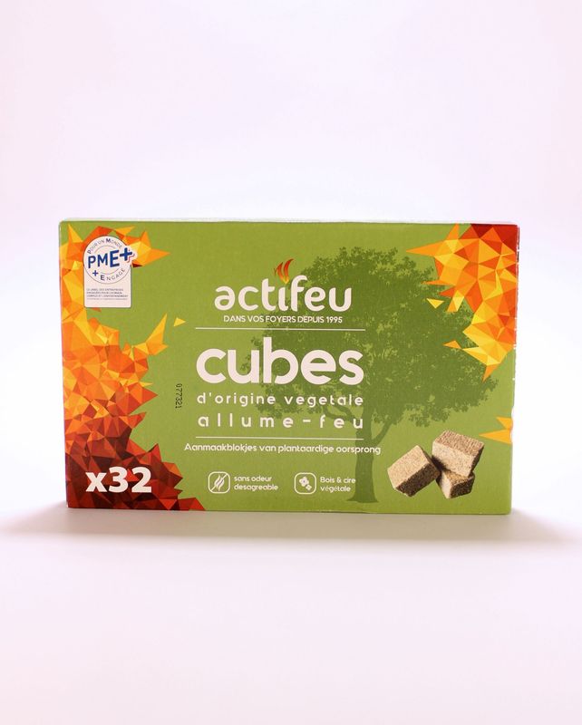 Allume feu 32 cubes
