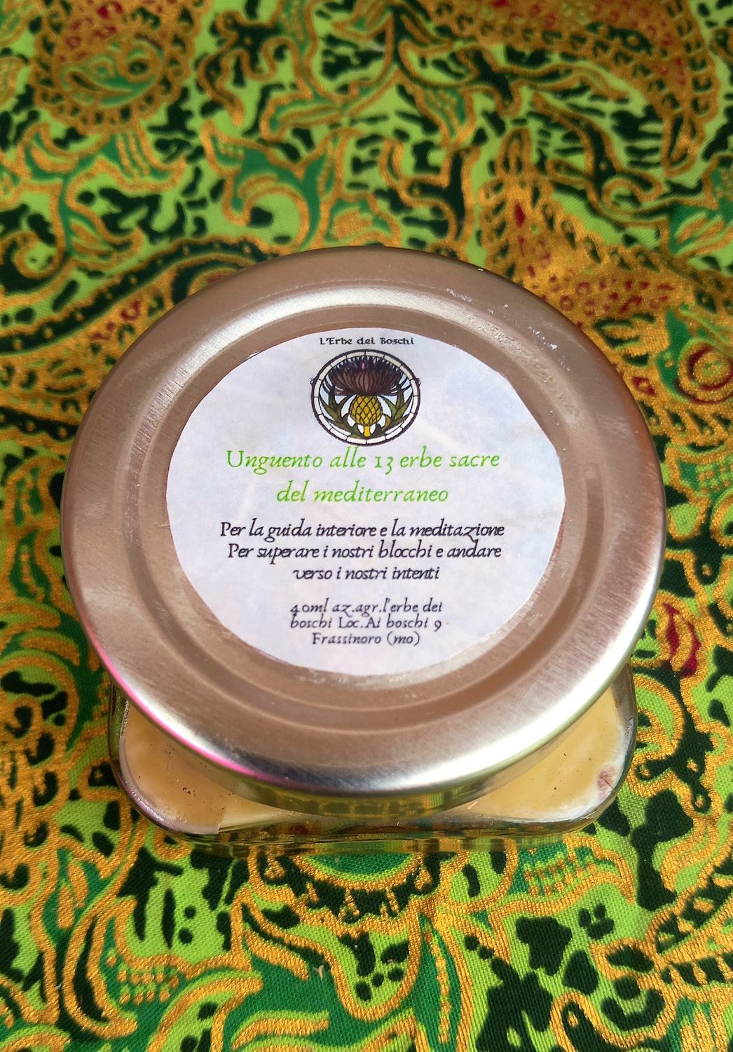 Unguento alle 13 erbe sacre del Mediterraneo