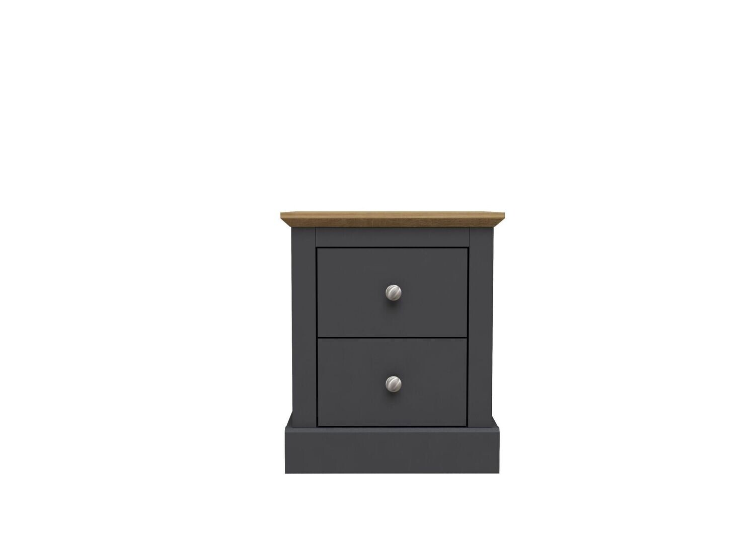 DEVON 2DR BEDSIDE CHARCOAL