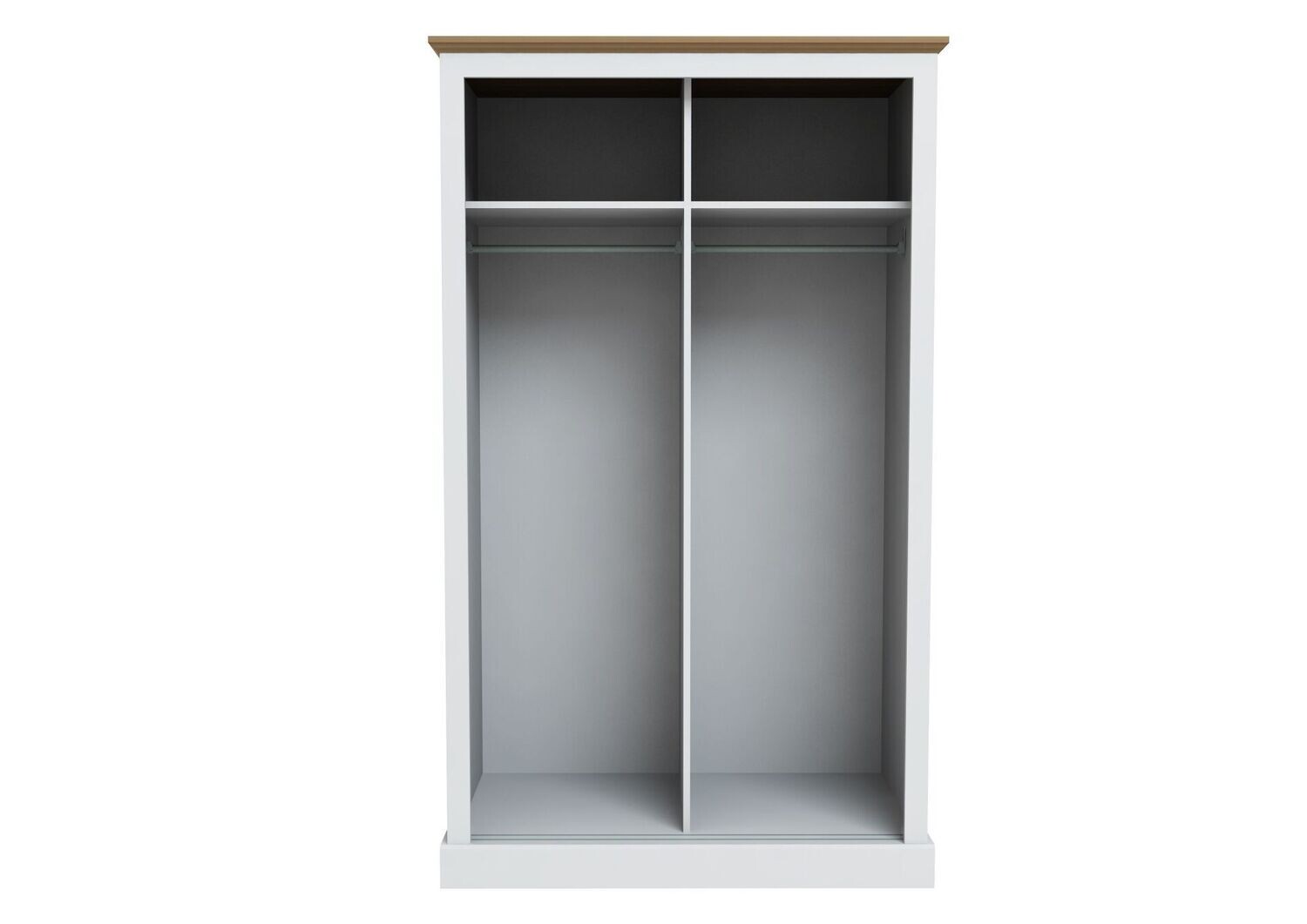 Devon 2Dr Sliding Wardrobe White