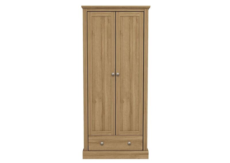 Devon 2Dr Wardrobe Oak