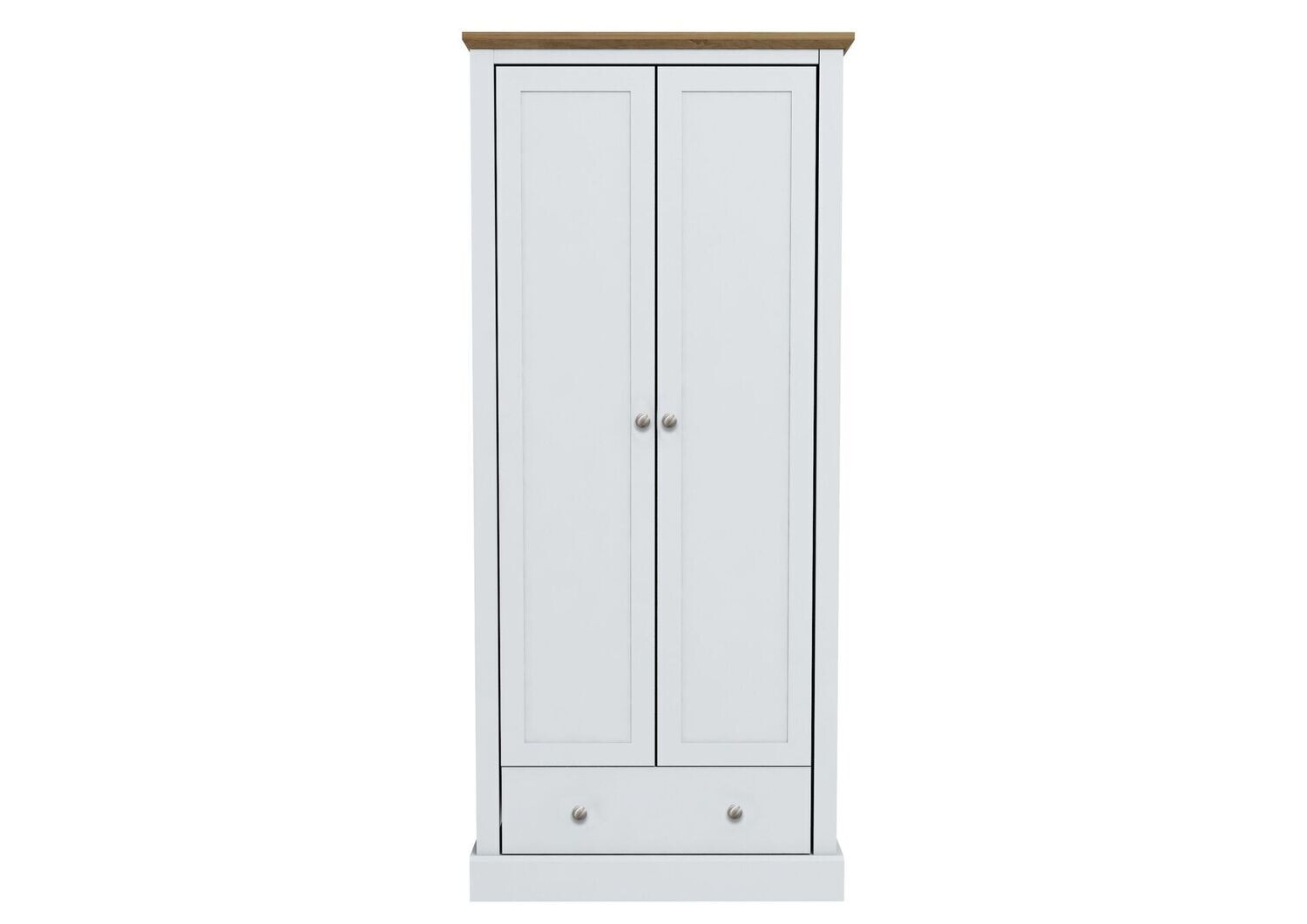 Devon 2Dr Wardrobe White