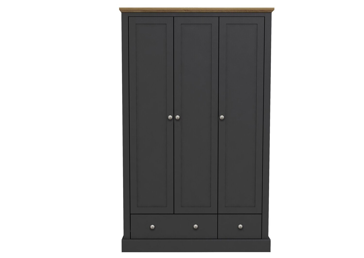 Devon 3Dr Wardrobe Charcoal