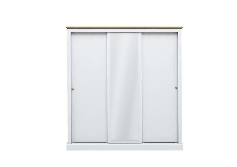 Devon 3Dr Sliding Wardrobe White