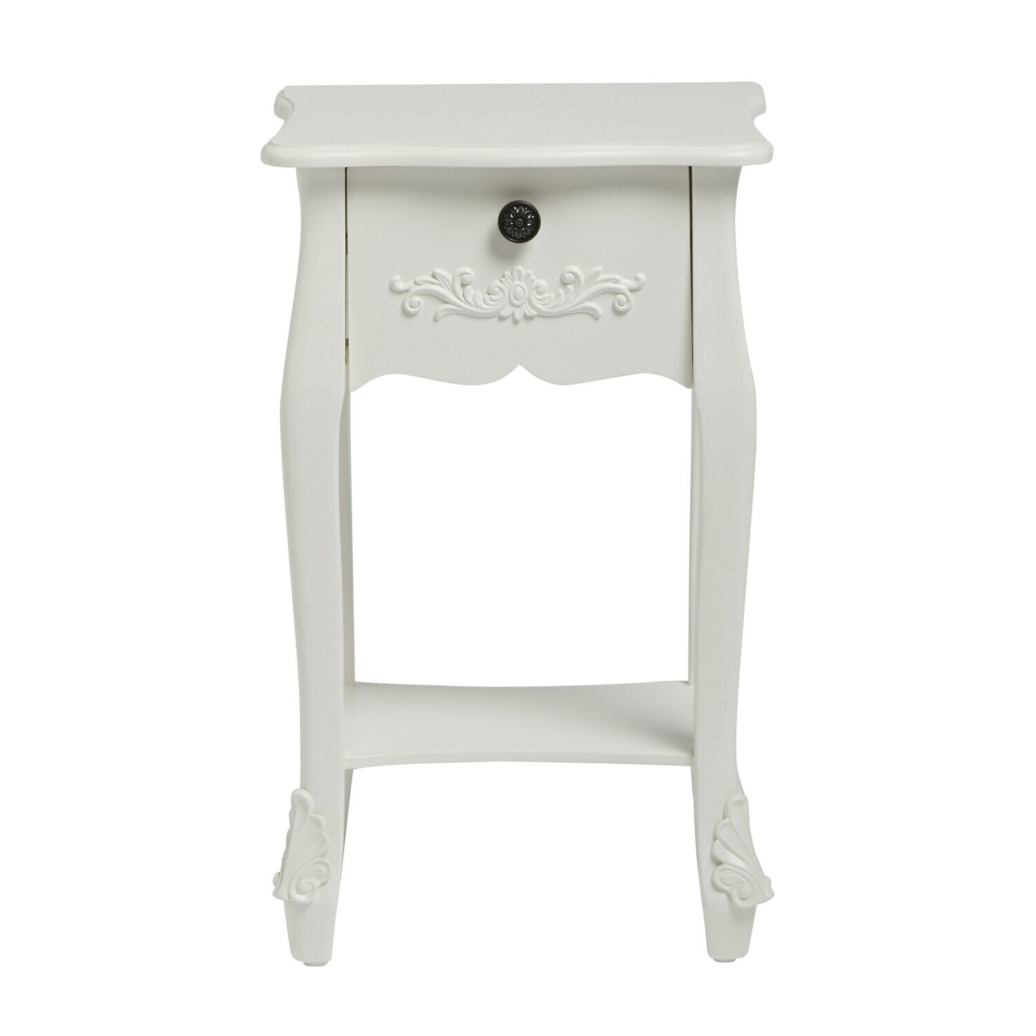 Antoinette 1 Drawer Nighstand White