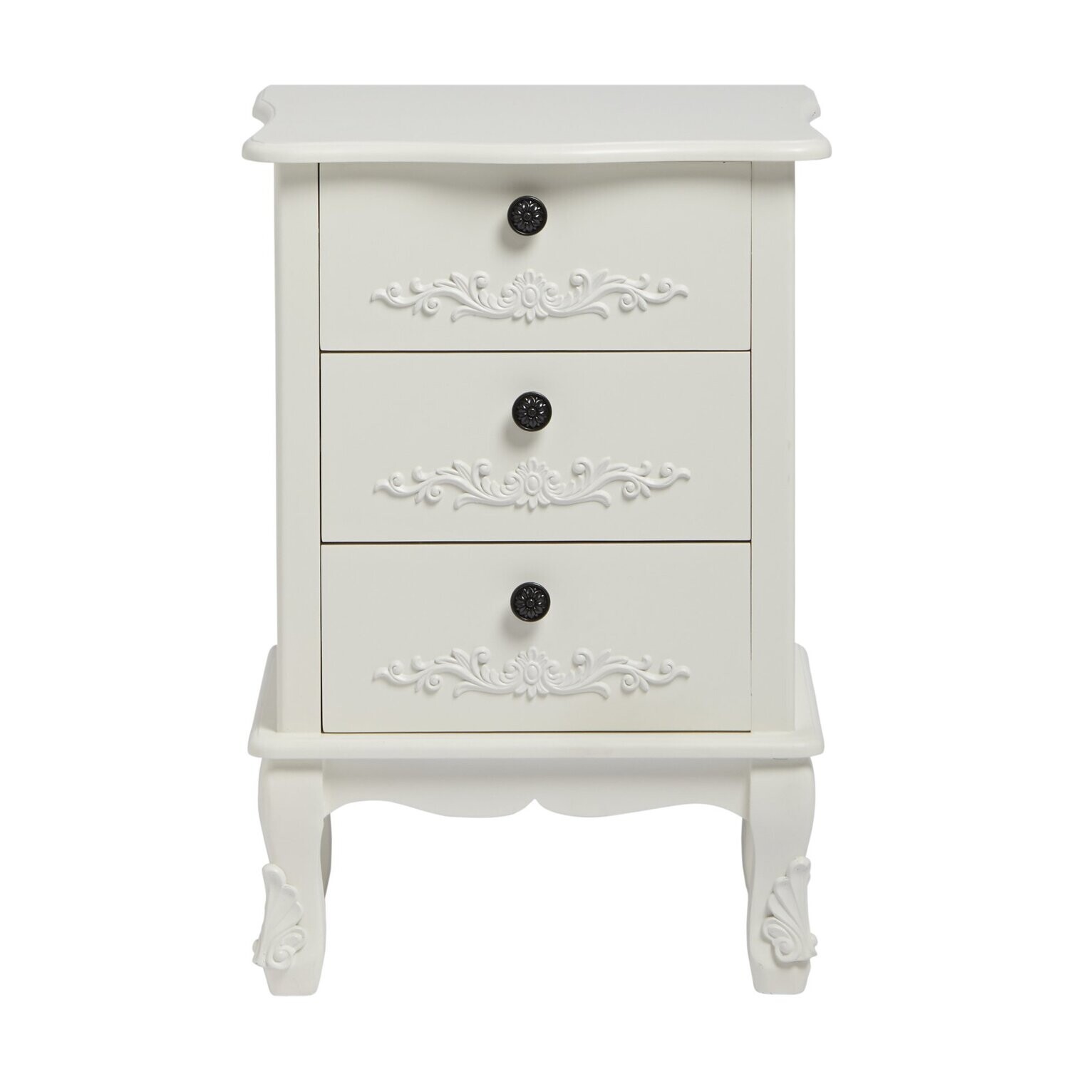 Antoinette 3 Drawer Chest White