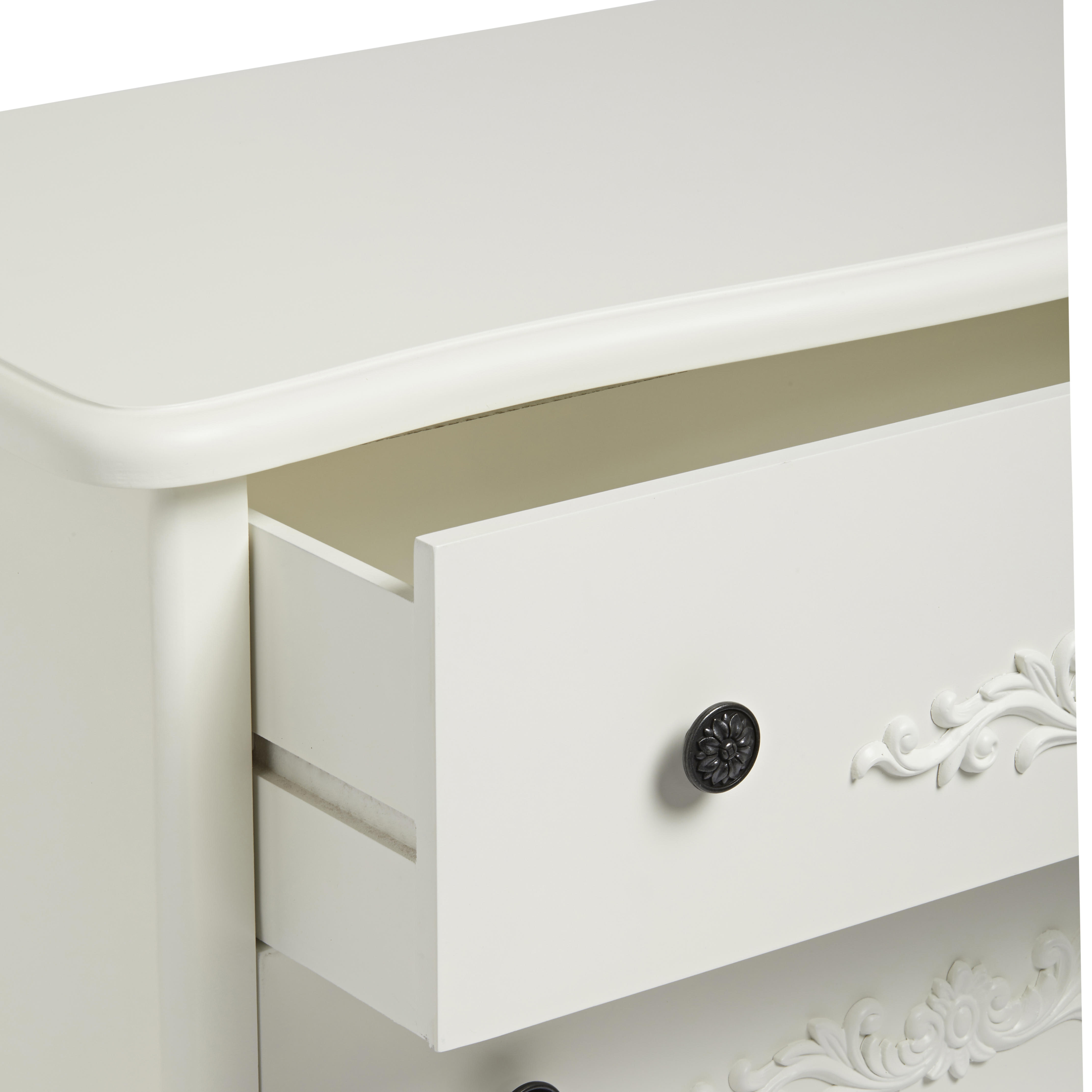 Antoinette 4 Drawer Chest White