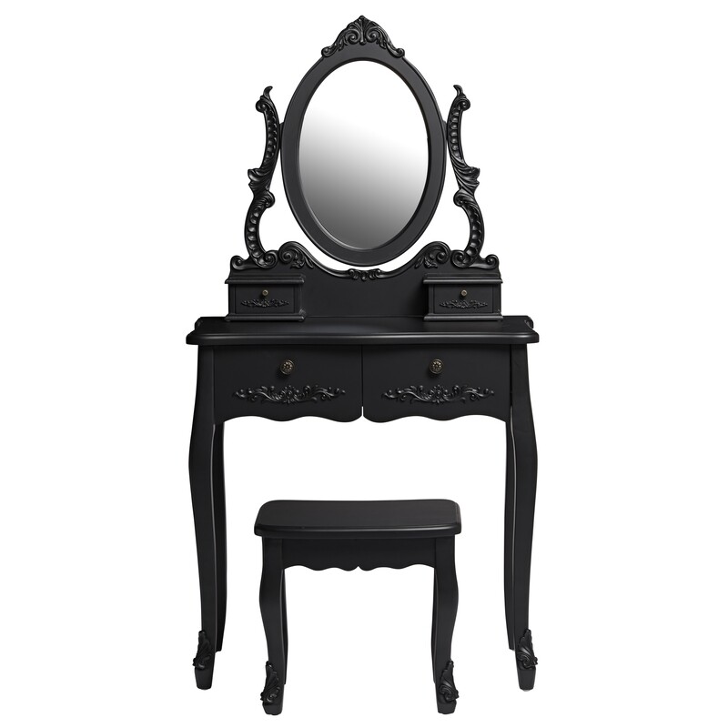 Antoinette Dressing Table Black