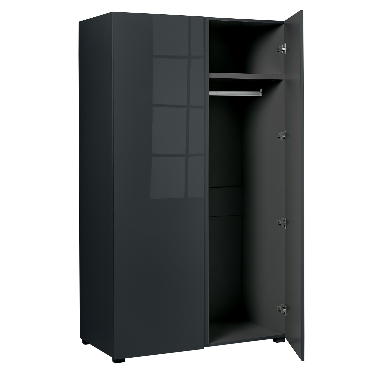 Puro Charcoal 2 door Wardrobe
