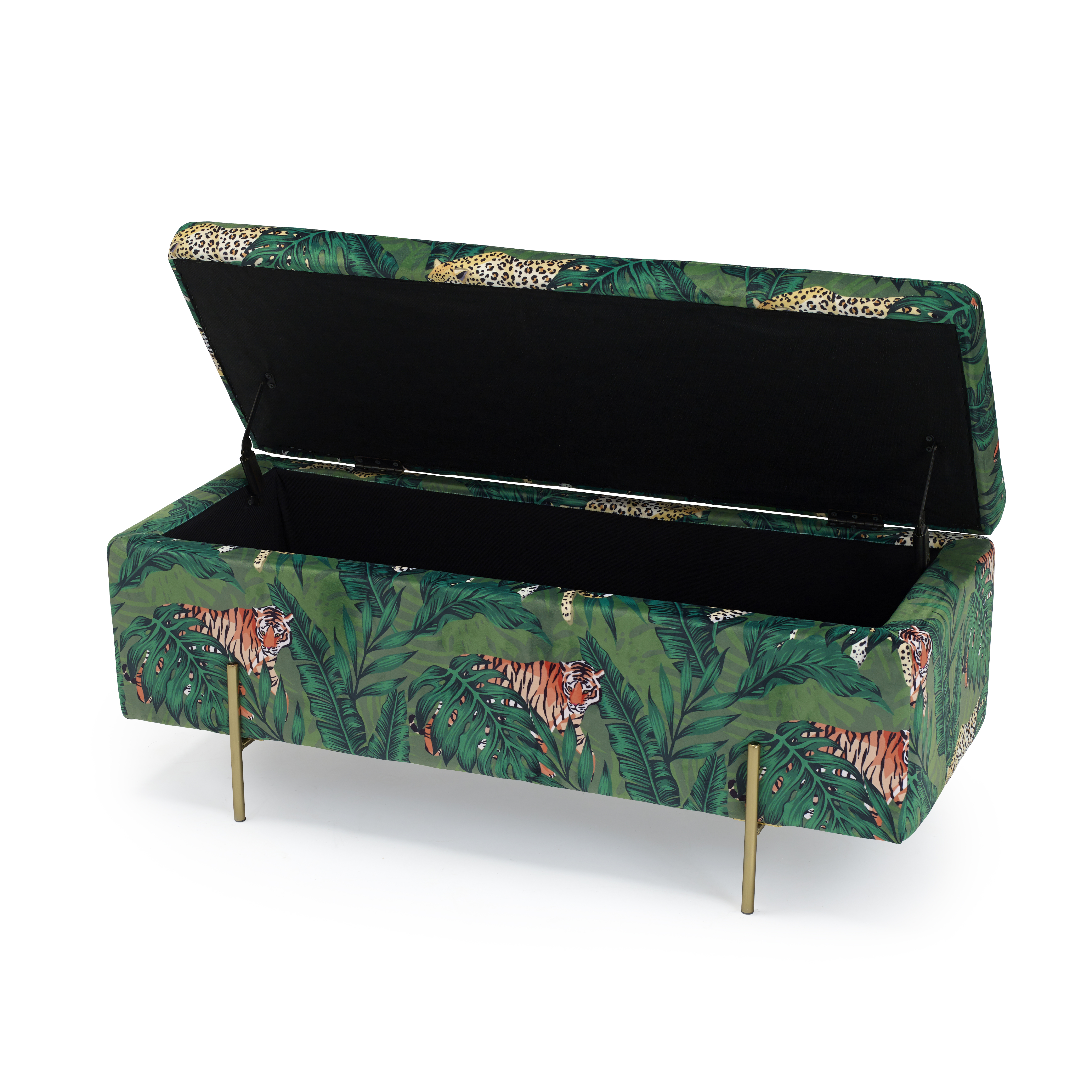 Lola Jungle print Ottoman
